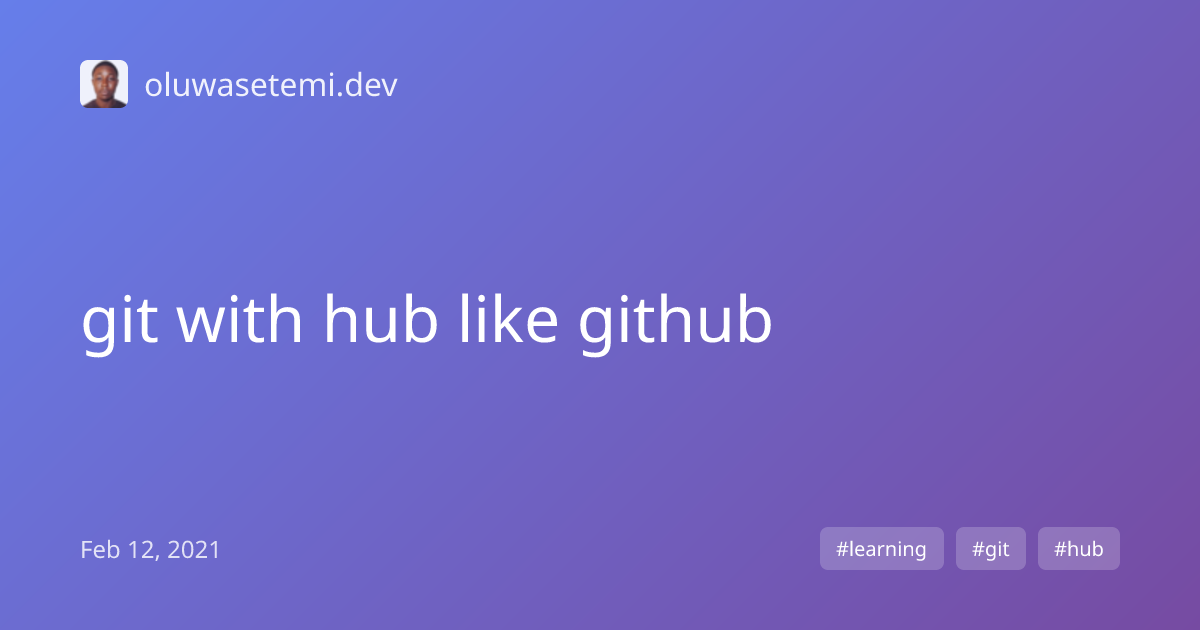 git with hub like github