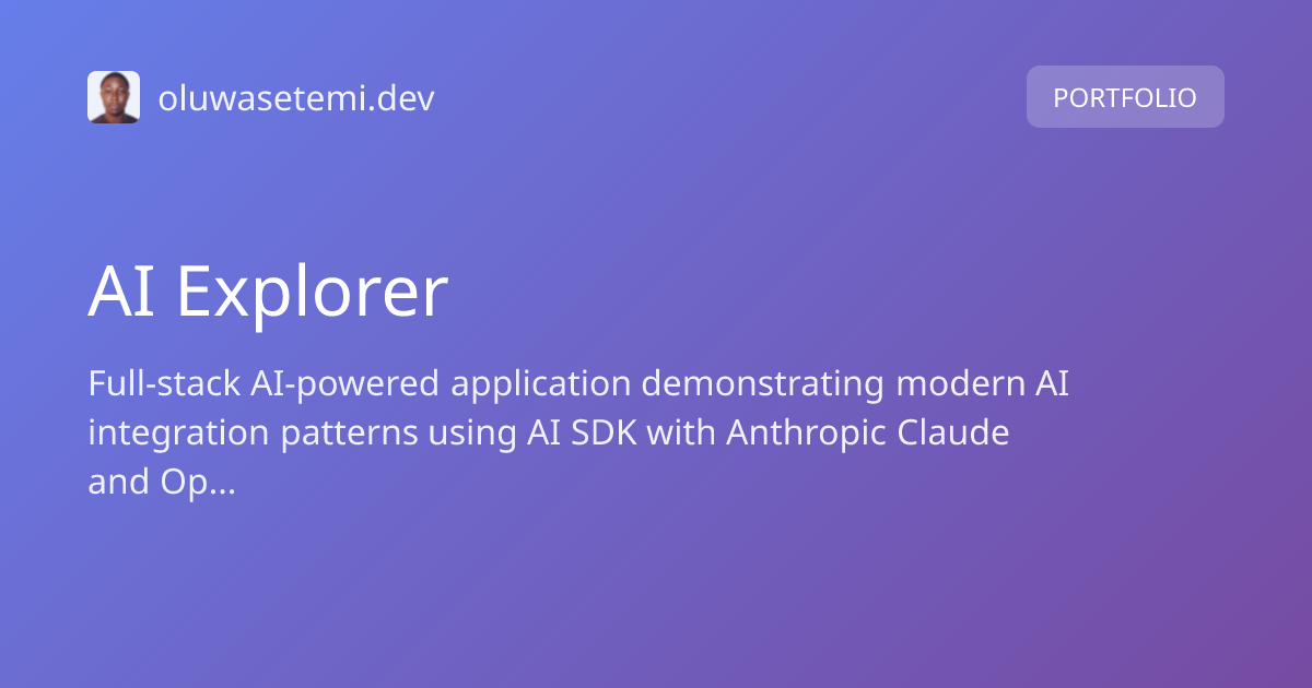 AI Explorer